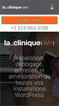 Mobile Screenshot of lacliniquewordpress.com